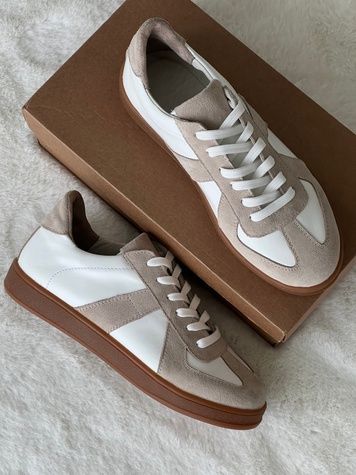 Grey sneakers