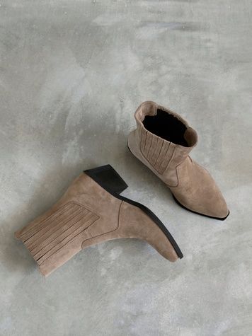 Summer cowboys with elastic band, walnut