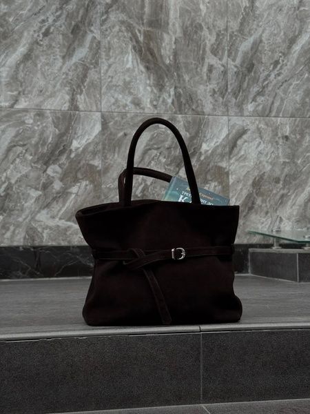 Замшева сумка LEYA BAG Chocolate KL-10_LEYA_Chocolate фото