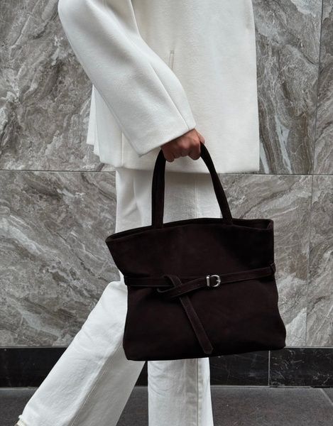 Замшева сумка LEYA BAG Chocolate KL-10_LEYA_Chocolate фото
