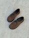 Anatomical derby shoes, brown suede